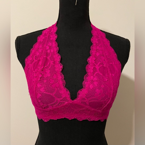 Free People Lace Halter Bralette - Picture 1 of 3